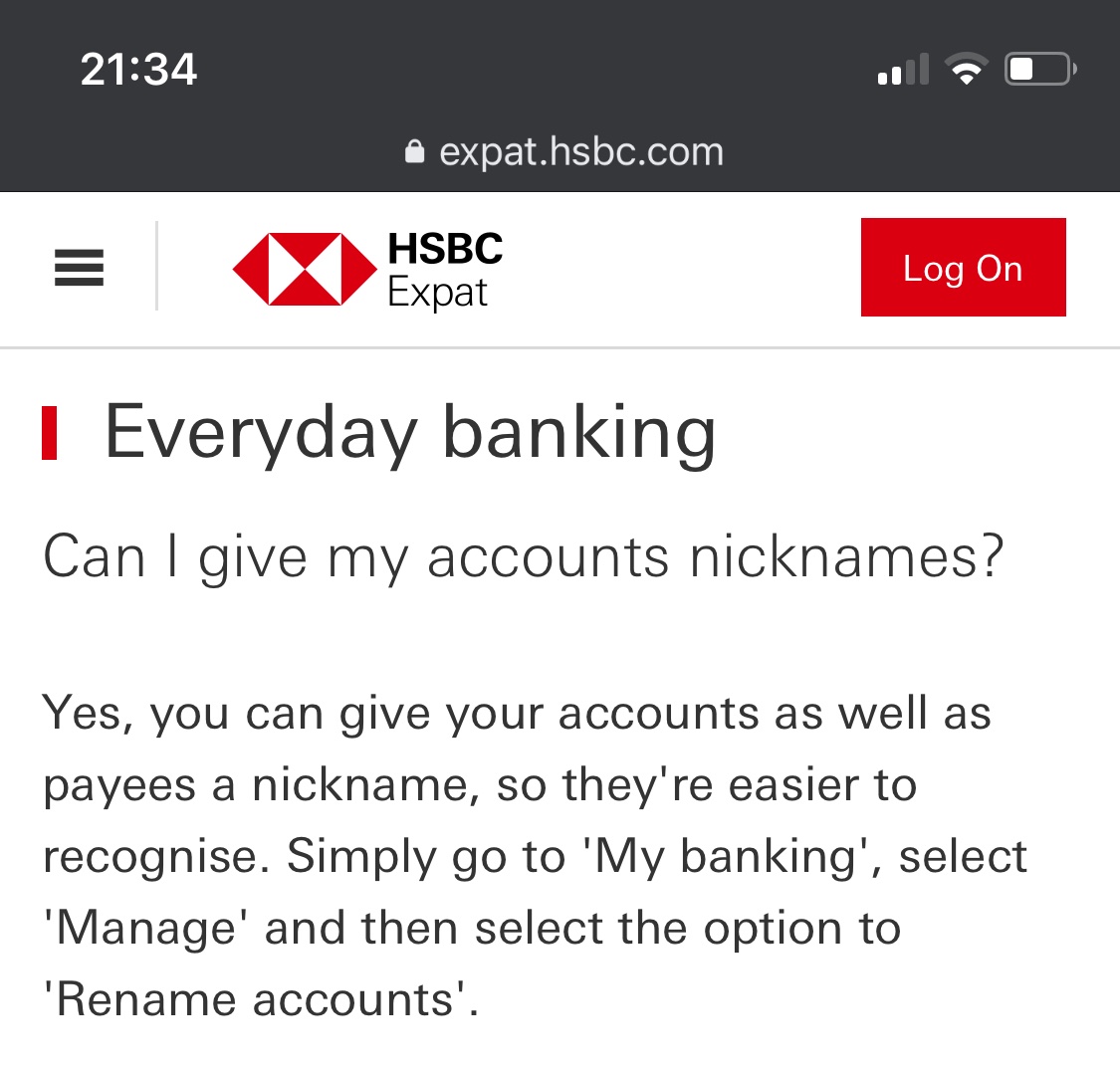 cutenwild53's tweet photo. @HSBC_UK @Rob_Milly On your website it says it’s possible to do through ‘manage your account’, however I’ve looked for it and no such option was available. It seems the question has been originally asked in Sept 2020, it is now 2021 but it doesn’t seem to be resolved. HSBC, please advise! https://t.co/XQnnMIjxHK