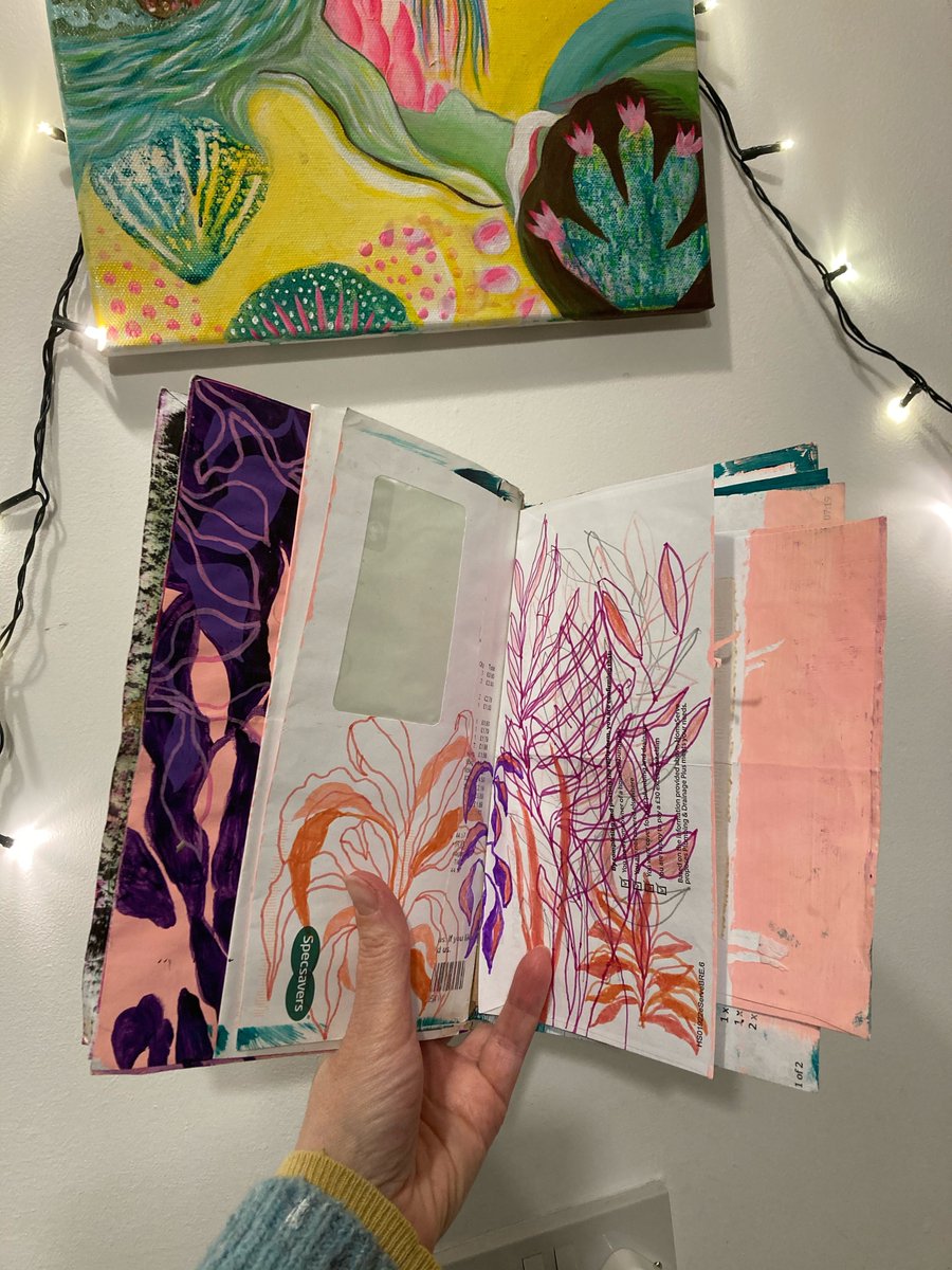 PinkInsect's tweet image. To connect with other artists building a creative practice, come and join my Creatively Free Art Community over on Facebook. Search for the group and request to join. #lockdown #art #creativity