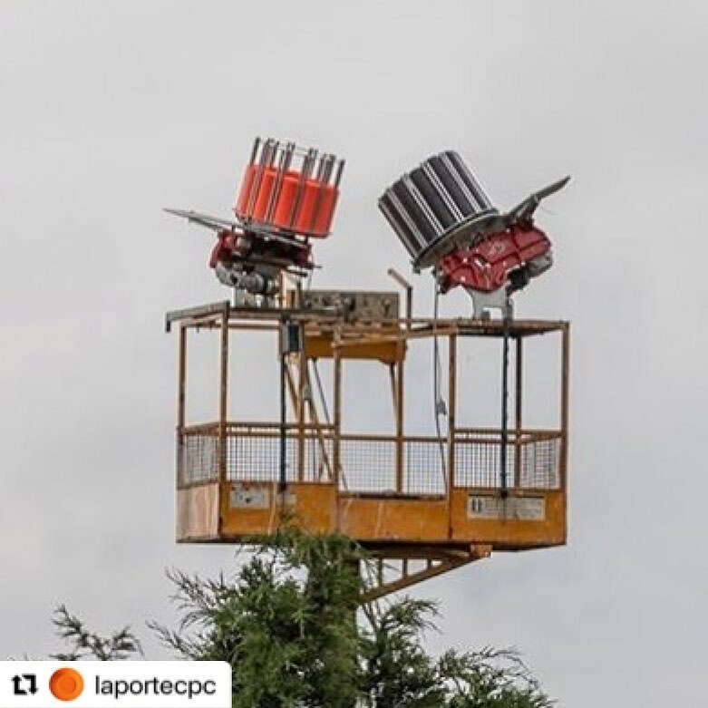 🇬🇧 @laportecpc with <a href="/make_repost/">Repost for Instagram</a>
・・・
What a view 👌🏻🪜 Our traps aren’t always on the ground. Thankfully our team don’t have a fear of heights! 😂❤️ #TeamLaporte 🇬🇧 #britishshootingshow 🇬🇧