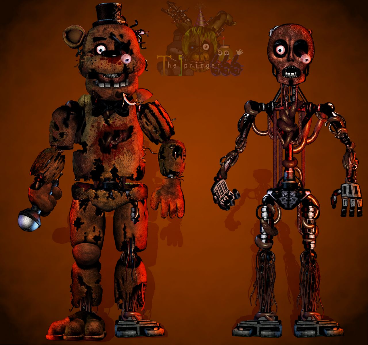 Jake on Twitter: "here's another of my most favorites edits, is accurate  miketrap, in the old times there's was a weird theory and was like this:  Michael=Springtrap, or something weird like that,