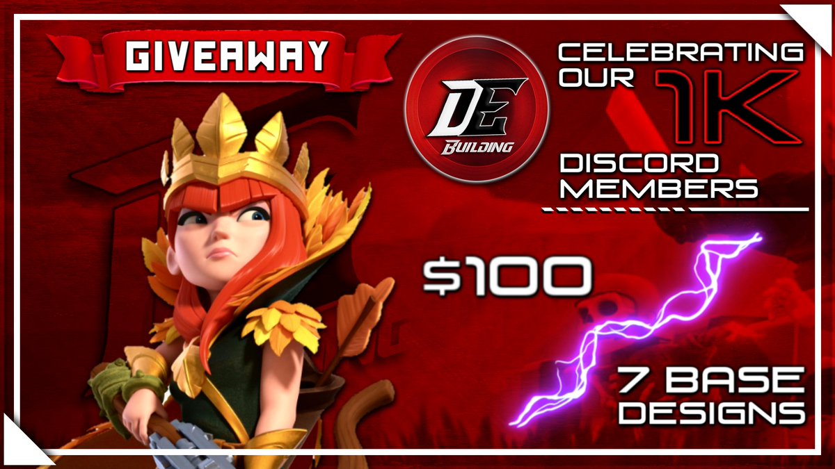 Thank you all for your support. To enter our 1k member giveaway all you need to do is Follow us and check the giveaway channel in our discord server.🥳