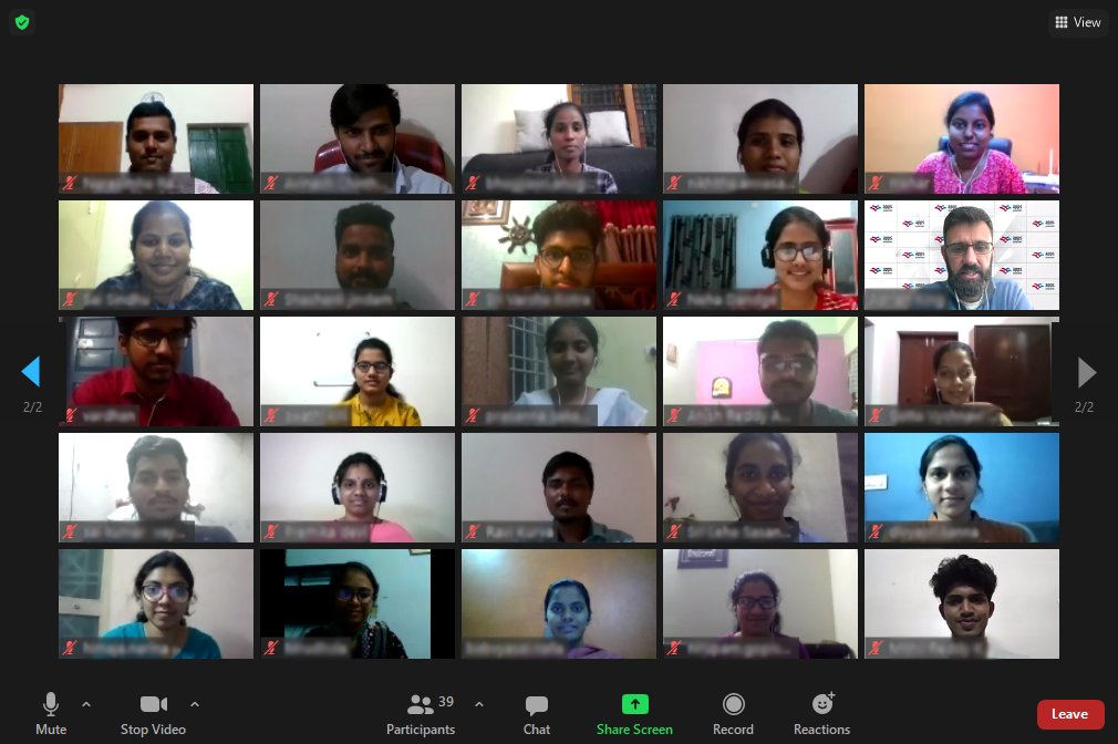 AppsAssociates's tweet photo. Class is in session! Last week our CEO, Adrian King, virtually met with our new college hires to speak, answer questions & explain our #AppsAssurance culture as part of AppsU📚 https://t.co/fBpL4u0x7b