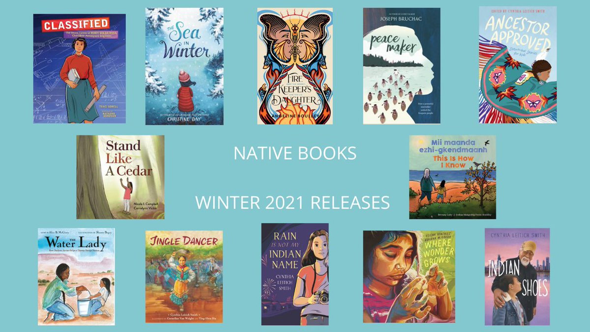 Native Books winter 2021 releases! 🥳👏😍
#OwnVoices
#NativeVoices