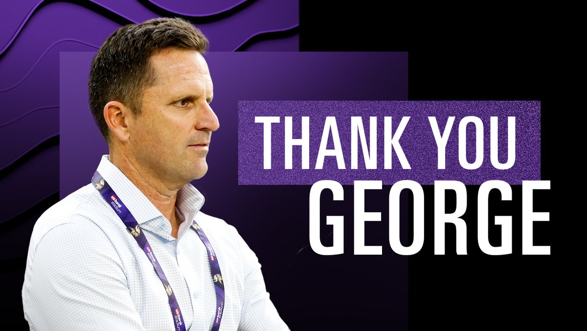 Vikings's tweet image. For 14 years of dedication and hard work, the Vikings can’t thank you enough, George. 

We wish you nothing but the best with the Denver Broncos.