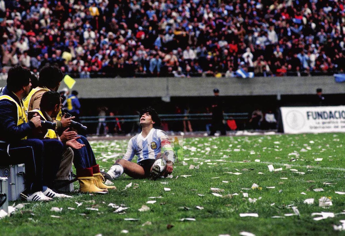 OldFootball11's tweet photo. #DiegoMaradona #Argentina (1985). https://t.co/x0kkBs2Ukc