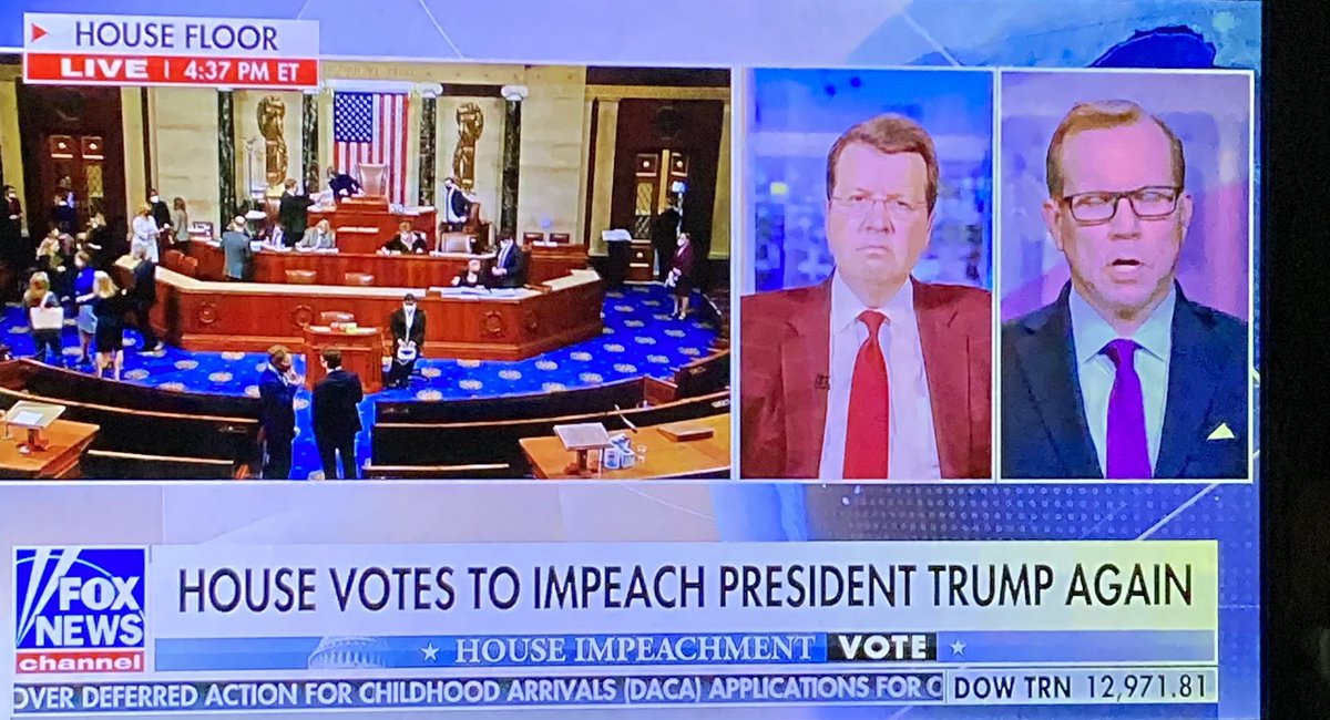 BethCButler's tweet image. Last Wednesday I cried as I watched the siege on our Nation’s Capitol take place. Today, exactly one week later, the House has voted to impeach Trump for his role in inciting the violence that took place by those in the mob that heeded his words to “fight.” Thank you for justice.