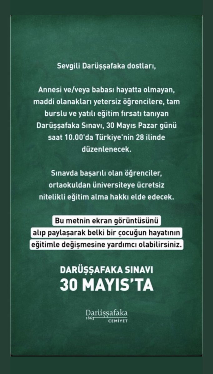 daçka candır. 
<a href="/Darussafaka/">Darüşşafaka Cemiyeti</a>