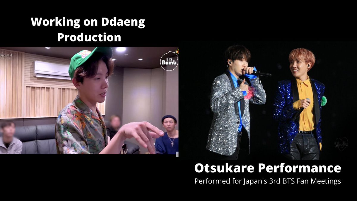 Other writing credits registered under j-hope's name on KOMCA include all 7 tracks on his Billboard ranked first mixtape, Hope World. Singles “Chicken Noodle Soup”, “1Verse”, “Otsukare”, “Comeback Home” and “Ddaeng”. 3/7 #jhope  #제이홉