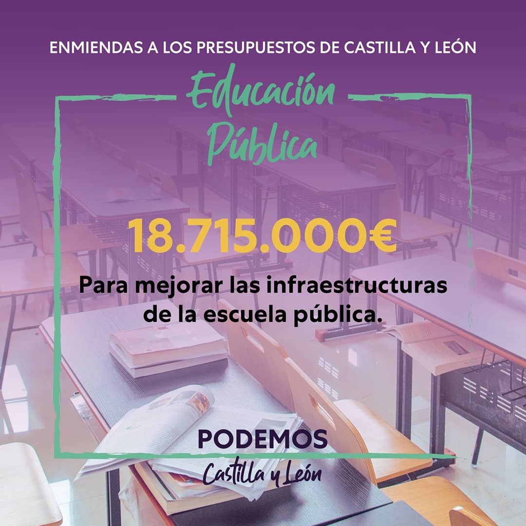 podemosSAR's tweet photo. En momentos de crisis y adversidades, @Podemos_CyL a través de @_PabloFdez_ presentamos las siguientes enmiendas. Objetivo: Olvidar las diferencias y poner a las personas primero. https://t.co/9YilE3h3iV