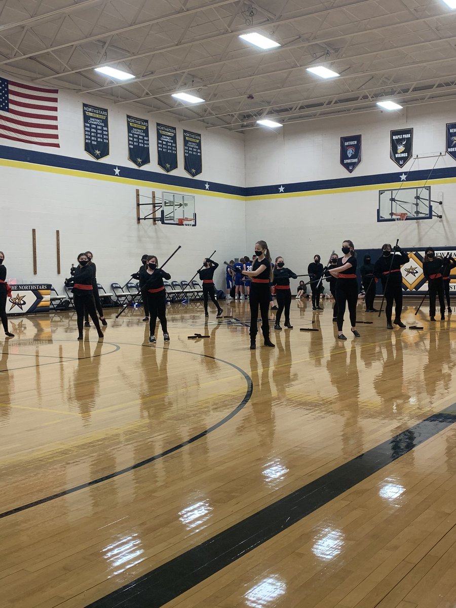 NewMarkSRO's tweet photo. Great half time performance, Color Guard! https://t.co/vL4FLQPuDu
