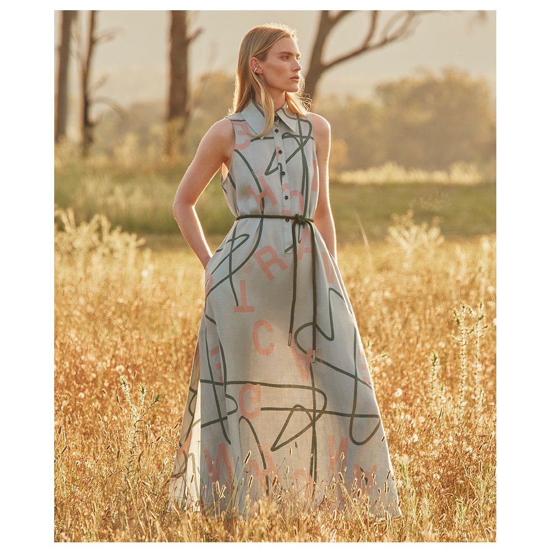 Campaign #8… Introducing the Change dress, which features a typography print with the words ACT and CHANGE in a gentle call for climate action.

#gingerandsmart #newdawncollection