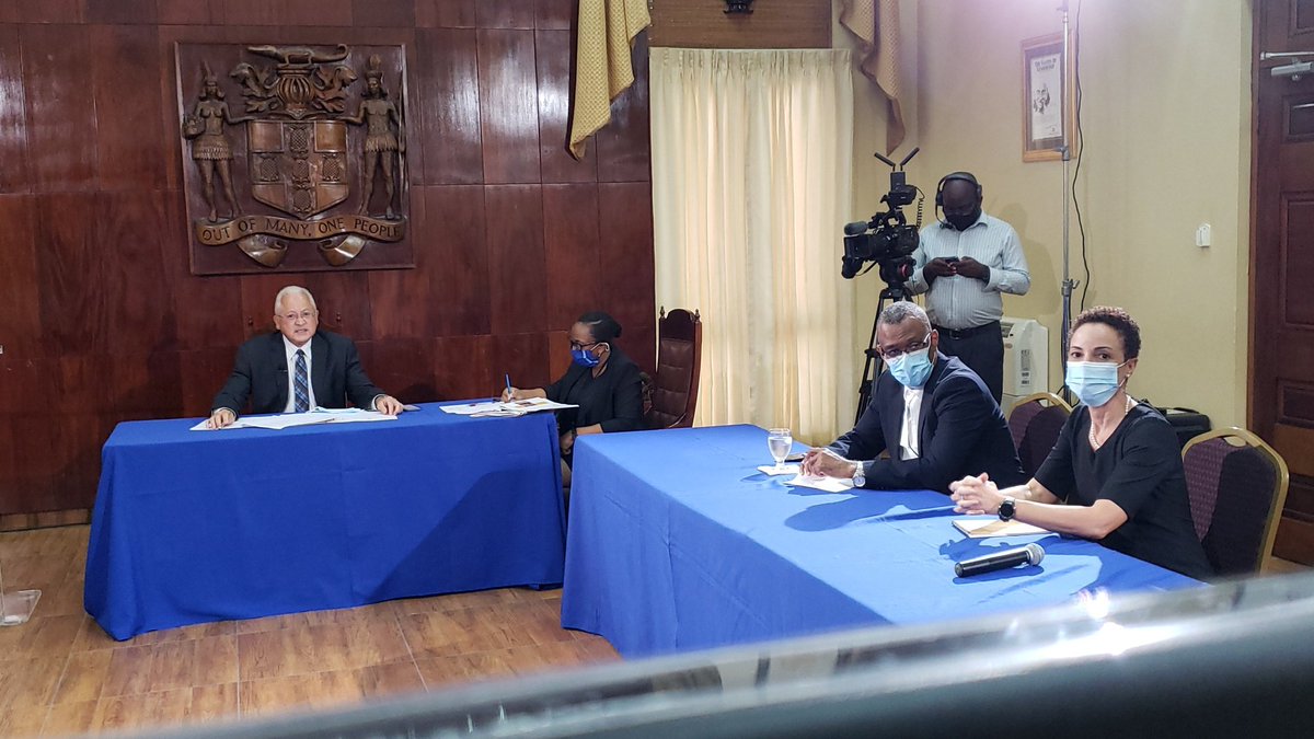 Delroychuckjm's tweet photo. First virtual #JointSelectCommittee examining the #NIDS Bill now underway @OPM. Join us as we seek to outline some of the measures in this important Bill. Participate by sending your feedback using #JSCNIDS. Live on @pbcjamaica @CVMTV @Power106fmJa https://t.co/lvdsU6YBEX