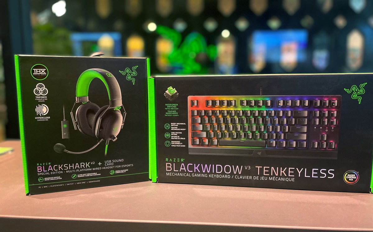 RazerStore's tweet photo. Sometimes, that #Razer gear you've been eyeing just refuses to go on sale - until now!
From now until Sunday, get 20% OFF the least expensive item in your basket when you purchase 2 or more non-discounted items.
Call our team at #RazerStoreSF or #RazerStoreLV to learn more. https://t.co/hP05dL8mxj