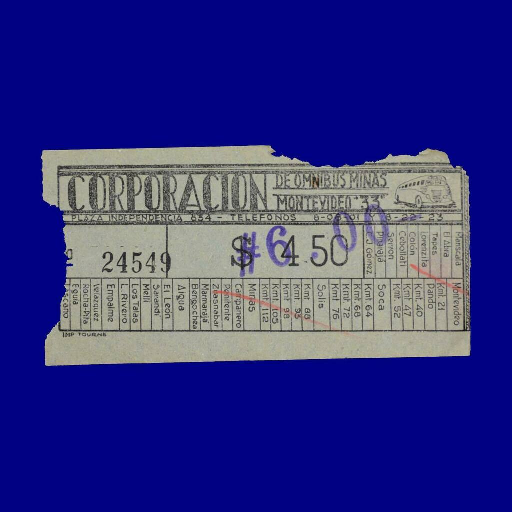 lapatriauy's tweet photo. Boleto de ómnibus · Bus ticket
—
Montevideo
—
60s

#diseño #diseñouy #diseñografico #diseñouruguayo #uruguayo #uruguay #impresos #efimeros #designarchives #mvdtipo #deluruguay #design #lapatriauy #graphicdesign #ephemeral #ephemera #print #tipografia #typography #DiseñodelUrugu… https://t.co/hPLuxgIdoo
