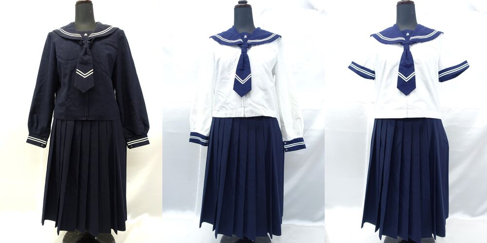 岩手県 滝沢市滝沢南中学校 【現行制服】夏服 中間服 冬服 全てタイ付 