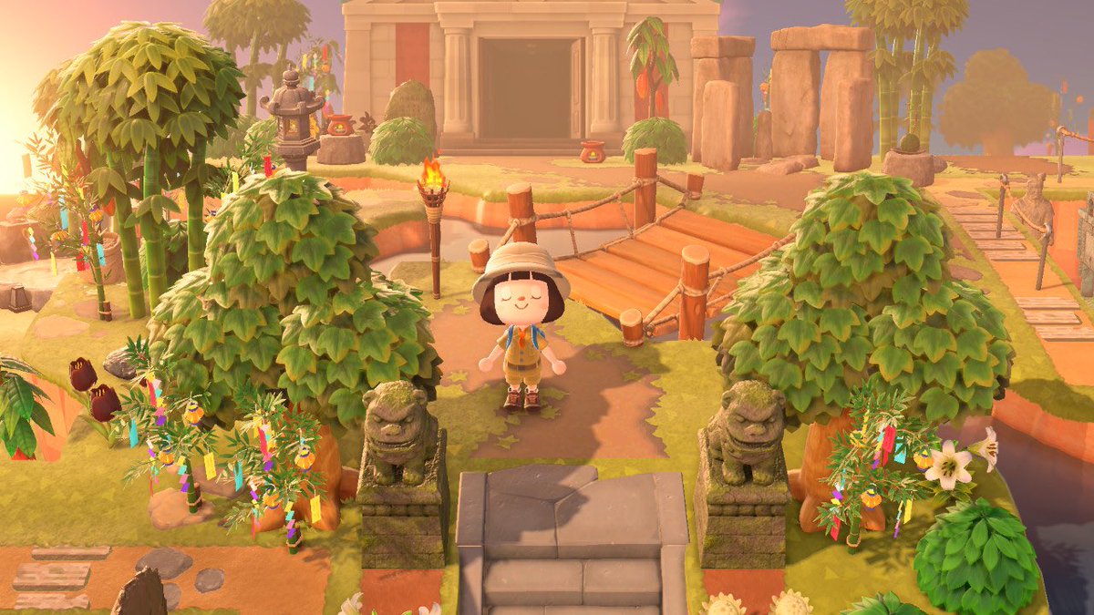 슬기로운 동숲생활🤤 - 유적지 컨셉 박물관 꾸미기 ✨✨ #모동숲 #동물의숲 #무트코인 #섬꾸미기 #동숲 #꿈번지 #꿈번지추천