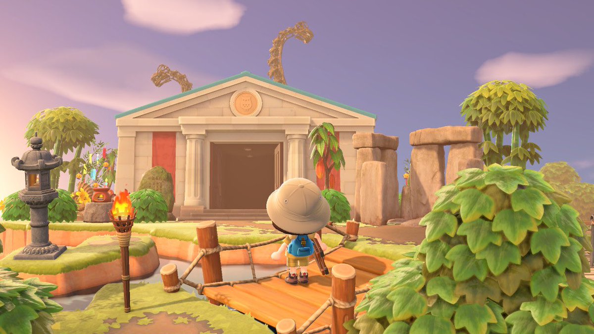 슬기로운 동숲생활🤤 - 유적지 컨셉 박물관 꾸미기 ✨✨ #모동숲 #동물의숲 #무트코인 #섬꾸미기 #동숲 #꿈번지 #꿈번지추천