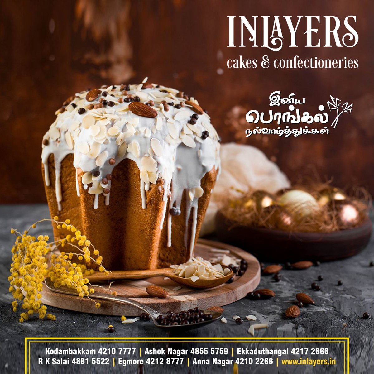 CakeInlayer's tweet image. wish you all a very happy pongal. Enjoy the day with our delicious and tasty Inlayers cakes

Order Now : 9944587838