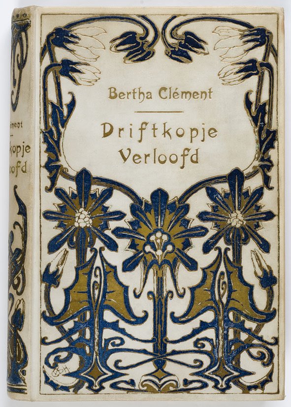 From 1898 to 1909 she designed bookbindings for the publisher H.J.W. Becht in Amsterdam. A number of her ornamental designs were featured on the covers of books by Scandinavian writers, such as Selma Lagerlöf, and of the novels of Top Naeff and other Dutch female writers.