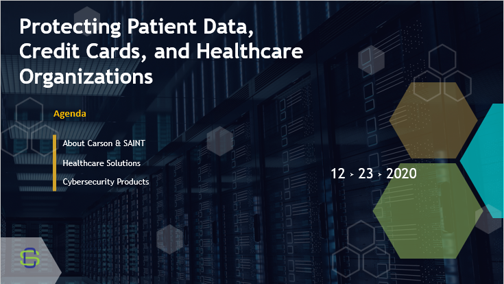 Carson__SAINT's tweet photo. Stay up to date on Carson & SAINT whitepapers, particularly our new one titled "Utilizing SAINT for Your HIPAA Requirements". See here > https://t.co/VxRY3h2JNY
#HIPAA #pci #cybersecurity #carsonSAINT https://t.co/NSkGi1Jpvr