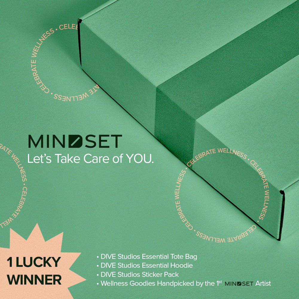 DIVE Studios (@thedivestudios) on Twitter photo MINDSET is on its way. Time to celebrate with our biggest giveaway yet!💚
Let’s take care of YOU! Win a box of DIVE Essential goodies & self-care items handpicked by MINDSET's 1st artist
Enter the giveaway at bit.ly/MINDSETbyDIVE & follow <a href="/mindset_dive/">Mindset by DIVE Studios</a> for the latest updates MINDSET is on its way. Time to celebrate with our biggest giveaway yet!💚
Let’s take care of YOU! Win a box of DIVE Essential goodies & self-care items handpicked by MINDSET's 1st artist
Enter the giveaway at bit.ly/MINDSETbyDIVE & follow <a href="/mindset_dive/">Mindset by DIVE Studios</a> for the latest updates