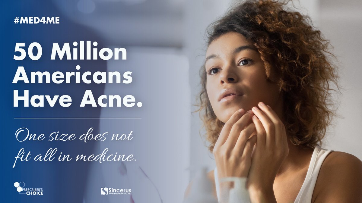 PrescribeChoice's tweet photo. #DYK - 50 Million Americans are affected by acne, making it the most common skin condition in the US. It's a good thing we have custom medicines to meet the needs of the population.
One size does not fit all in medicine.
#med4me #dermatology #custommedicines https://t.co/oWcmSUk7Ps