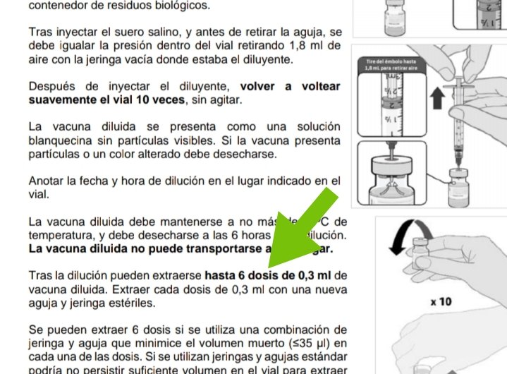 BelenSumi's tweet photo. En las➡️"6 dosis"⬅️de las cosas importantes los ml son fundamentales ➡️0,3ml⬅️ en #VacunaCOVID19 #Comirnaty y sus 100ml en un #culin 😉💉💯 (con un poco de #humor se recuerda mejor 💪🏼💪🏼) https://t.co/2sR8dklGlc