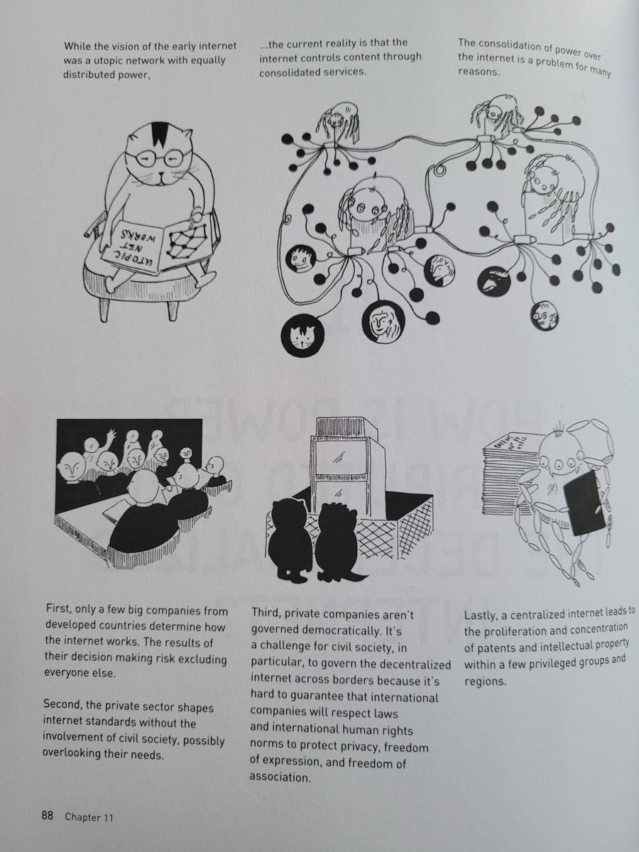 tunabananas's tweet photo. Loving this new book, "How the Internet REALLY Works," out from Article19 &amp; Catnip via No Starch Press this month!  #networking #internet101 #wtfinternet #diyinternet @peoplesopennet https://t.co/6EzAdZq0xf https://t.co/nBHV1KE97E