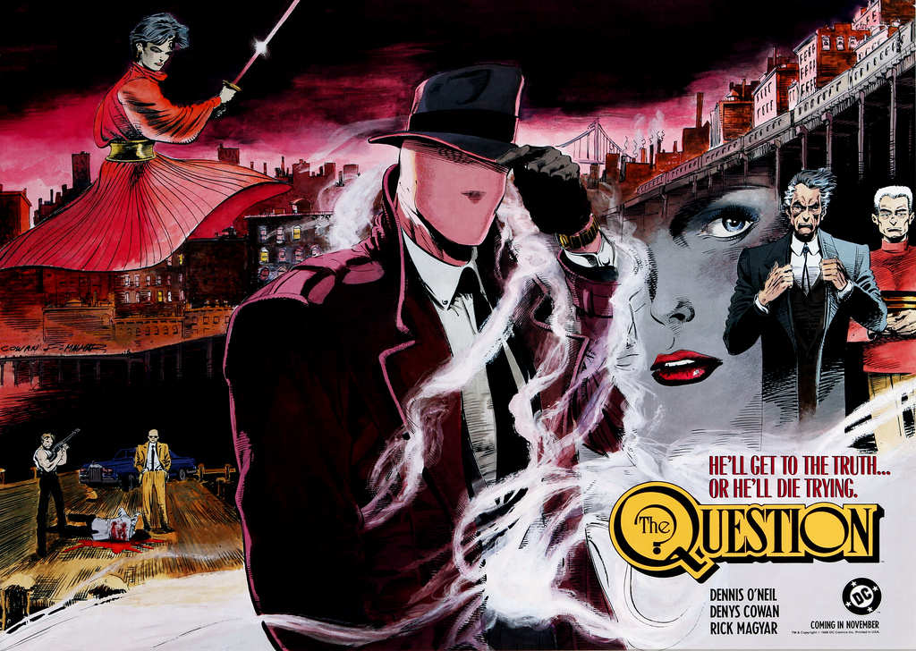 Once you've finished this run and picked your jaw off the floor, you may be wondering if this can POSSIBLY get any awesome. And I got good news: it can. And it does.Richard Dragon and Lady Shiva show up in O'Neil and Denys Cowan's legendary run of THE QUESTION from 1986...