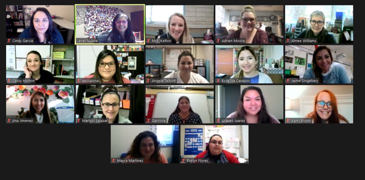 MathematicsMTSS's tweet photo. Today our #PISDMathChat "Emerging Teacher Leaders in K-4 Mathematics Educationโ explored core components to support bilingual instruction: core education terms, the ELPS, and the PISD Bilingual Continuum! #ETLMEA mathematicians learn & grow together! #ElemMathChat #MathLead https://t.co/gVfmjdt42P
