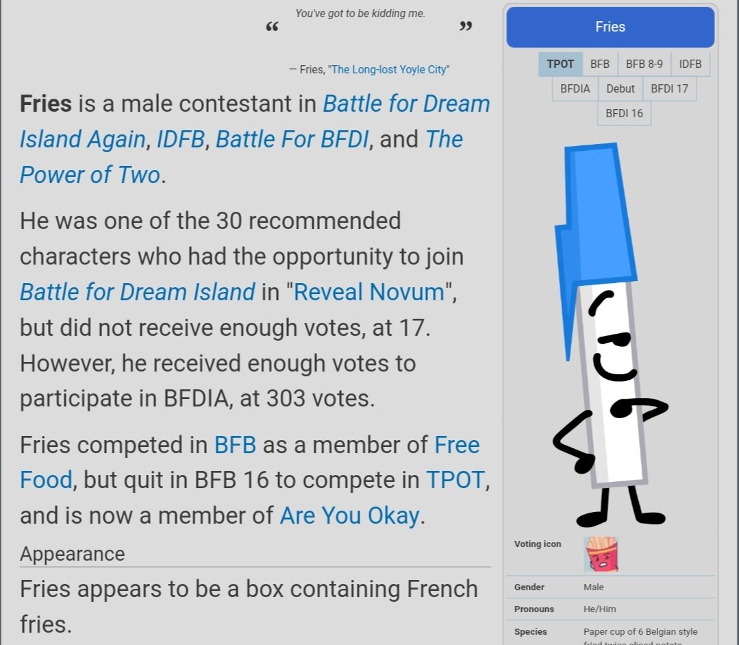 Out of Context BFDI Wiki on X: A few years ago, Discussions was added to  the Battle for Dream Island Wiki and was met with skepticism immediately.  Despite complaints; FANDOM said Discussions