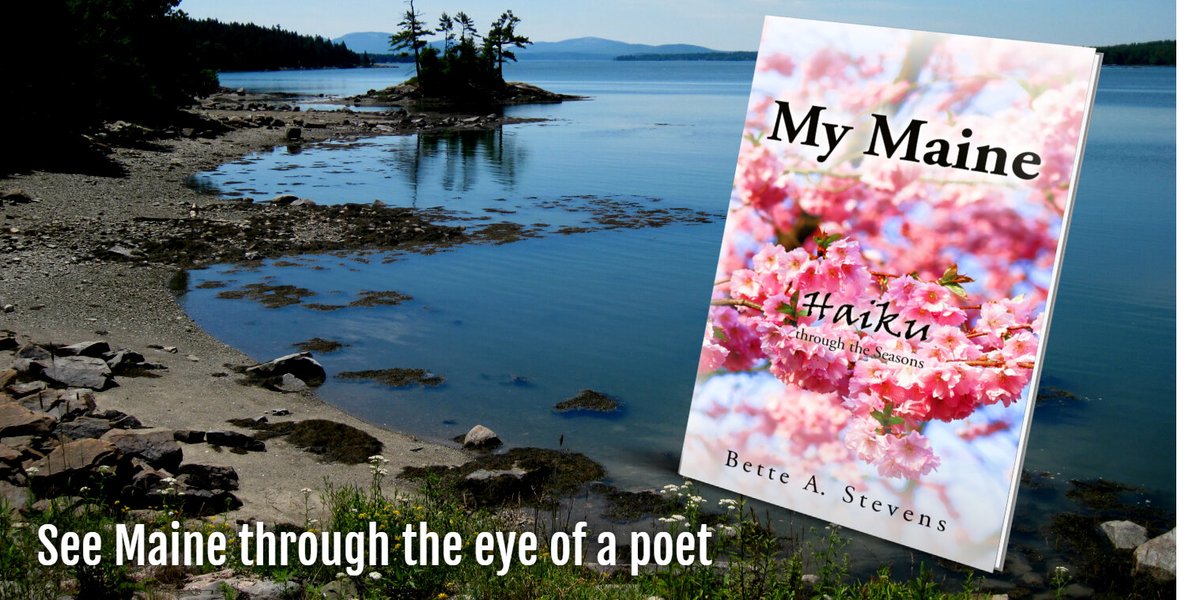 BetteAStevens's tweet photo. A GREAT ESCAPE...
Enjoy the timeless tranquility of The Pine Tree State without leaving home... My Maine: Haiku through the Seasons by Bette Stevens https://t.co/s9Ur6fGok4โฆ #culture #tranquility #nature #books #poetry #photography + Maine facts & symbols #Mained #NewEngland https://t.co/zd1ptmeomj