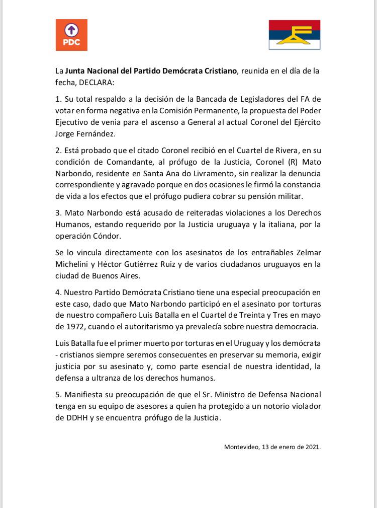 PDC URUGUAY tweet media