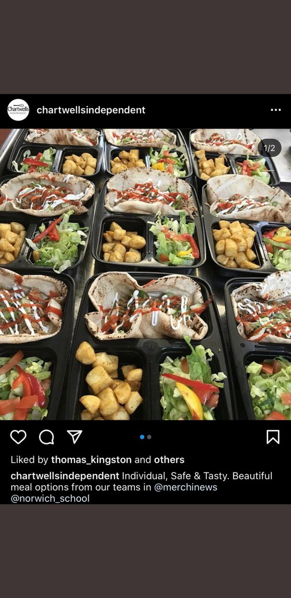 This is levelling up in Boris Johnson's World.

On the left is Chartwell's food pack for children on free school meals, the other is Chartwell's offering to private schools.

This isn't the issue though, the issue is the nearly 500% profit chartwell made of our money.