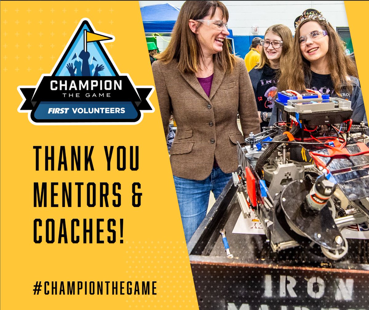 #MentoringMonth is all about celebrating the incredible mentors who have made an impact on our lives. Share a photo or video to say thank you and tell us how your FIRST mentors #CHAMPIONTHEGAME! #FIRSTvolunteer