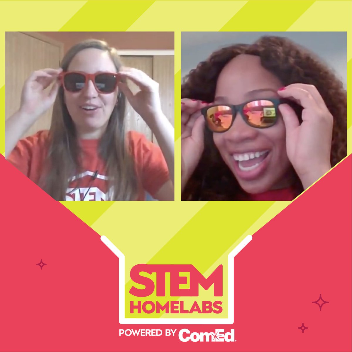 ComEd's tweet photo. New Year. Brighter Futures. So far, 100 Chicagoland students have participated in our STEM Home Labs and have come together for three unique at-home experiments, led online with ComEd mentors. And it doesn’t stop there — we’ve got more STEM Home Labs on the way! #STEMHomeLabs https://t.co/0tISS8a2oq