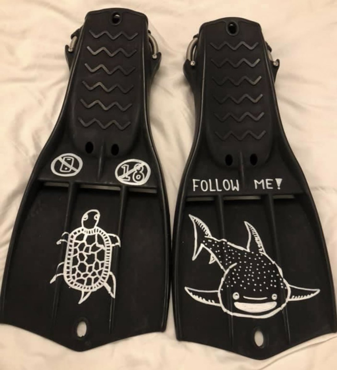 SubCDivers's tweet image. Why not try your artistic skills and make it easier to recognise your dive buddy.