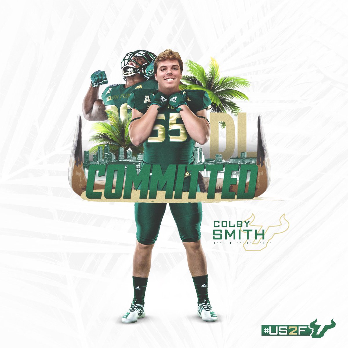 colbysmithfl's tweet image. 100% COMMITTED!!! Tampa here I come📍💚🤘🐂 #GoBulls #US2F #HornsUp @FHSBeachFB @coach_jeffscott @DaQuanBowers91 @USFFootball @coach_foy_ @GordieRolison @DuvalSports