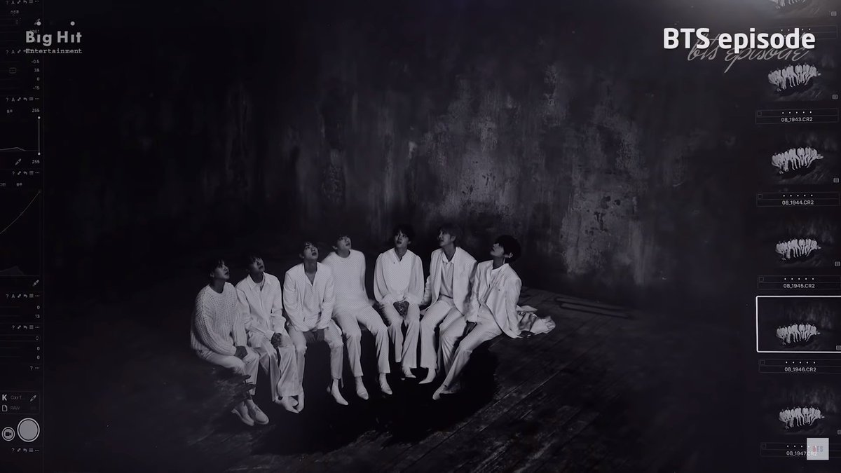 This also ties down to the visual in the album concept photos, "Desire For Perfection". A dark charred room with that huge hole in the middle... @BTS_twt