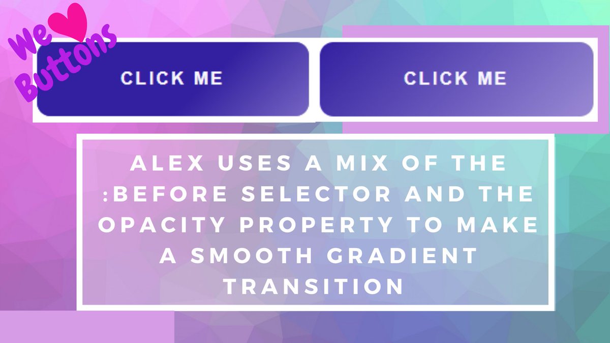 CollabWebApp's tweet image. Check out some of our early styling work: a smooth gradient transition on buttons, based off of our #Figma wireframe mockup. Our projects are broken down into smaller tasks so as to accommodate participants of any level. #CodeNewbie #100DaysOfCode