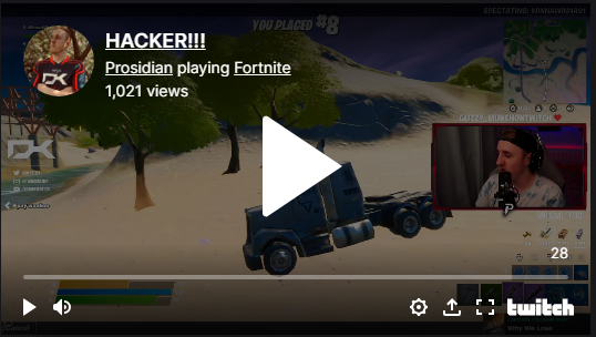 TheProsidian's tweet photo. I can't believe how many views this clip has on Twitch in just 9 days! 📈

View the clip below!
https://t.co/zSNhHNgAJO https://t.co/8e1lULHsKQ