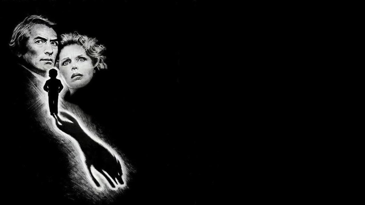 How about a brief little thread on ‘The Exorcist for Protestants’ aka  #TheOmen. First up, the poster art always creeped me out. The idea that the kids shadow was some sort of jackal...or dog. Brrr.