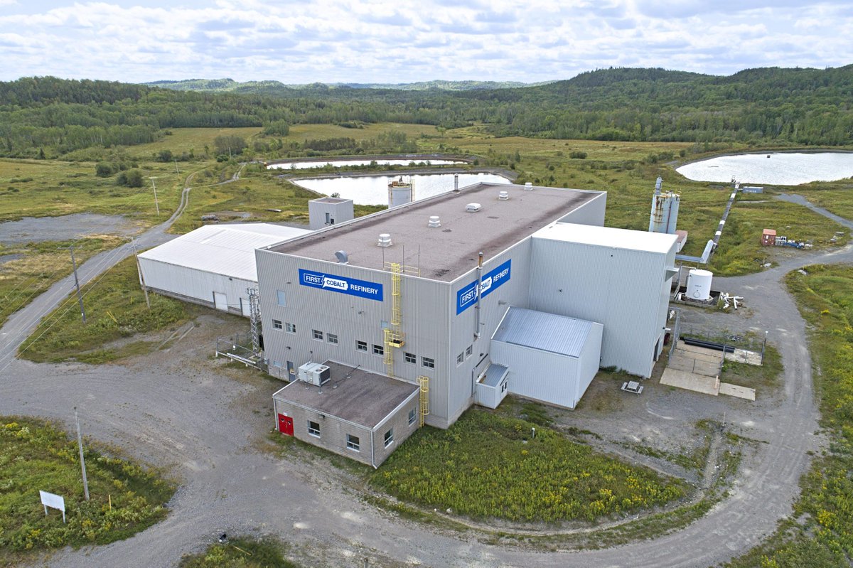 northernminer's tweet photo. First Cobalt secures supply for its #cobalt refinery starting in 2022 https://t.co/er6E5RvUkW #EVs https://t.co/UrDFz5x72u