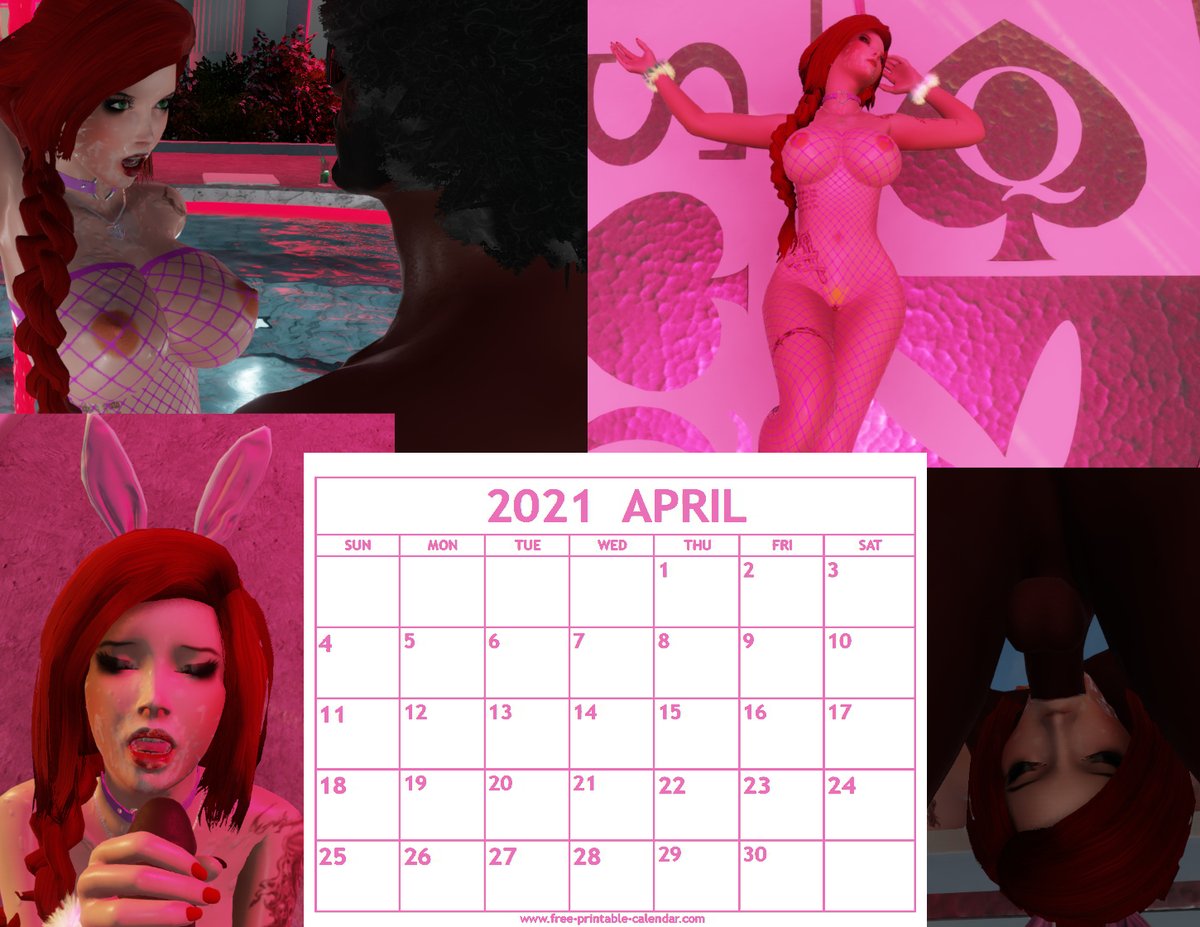 Miss April goes to @BunBunsMNF featuring as the Easter Snowbunny Hoe ❄️🐰(She's that all year round anyway) 💦