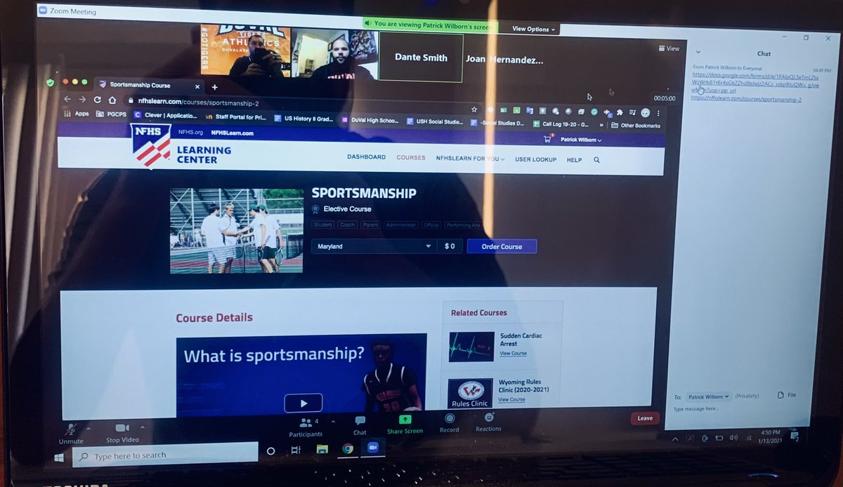 DuValHSTigers's tweet photo. S/o to Coach Wilborn for reviewing the @PGCPSAthletics1 Student-Athlete Pledge with our Boys’ Lacrosse program! Later on, they completed their @NFHS_Org Sportsmanship Course together. 🐅🥍 #WeAreOne #FeelTheROAR🐅 #TeamworkMovesUsForward #PGCPSAthletics #PGCPSProud #PGCPS https://t.co/DBq99tnN9v