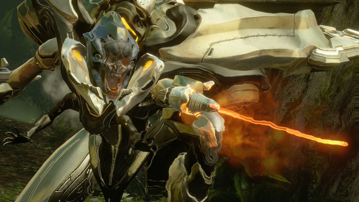 Oh, and the Prometheans."Your mistake," Halsey says at the start of the game, "is seeing Spartans as military hardware."That's what the Prometheans are. People as military hardware. Soldiers as machines.Mass-produced supersoldiers, souls – humanity – trapped within armour.