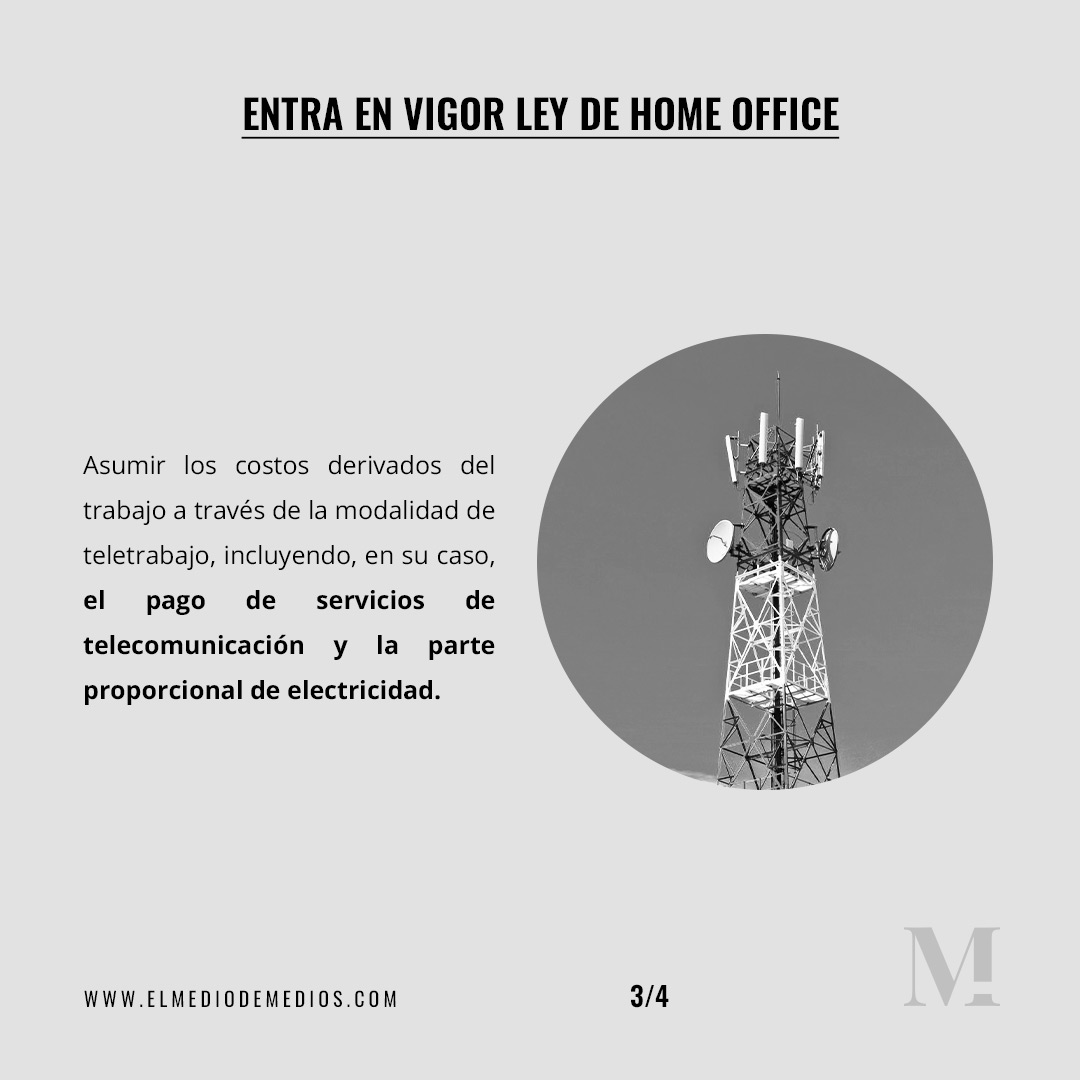 ElMedioDeMedios's tweet photo. Hoy entró en vigor la nueva Ley de Teletrabajo, conocido como “home office”, que busca que los patrones incluyan esta forma de laborar. 

Estas son las especificaciones ➡️ https://t.co/k4hVssibcN