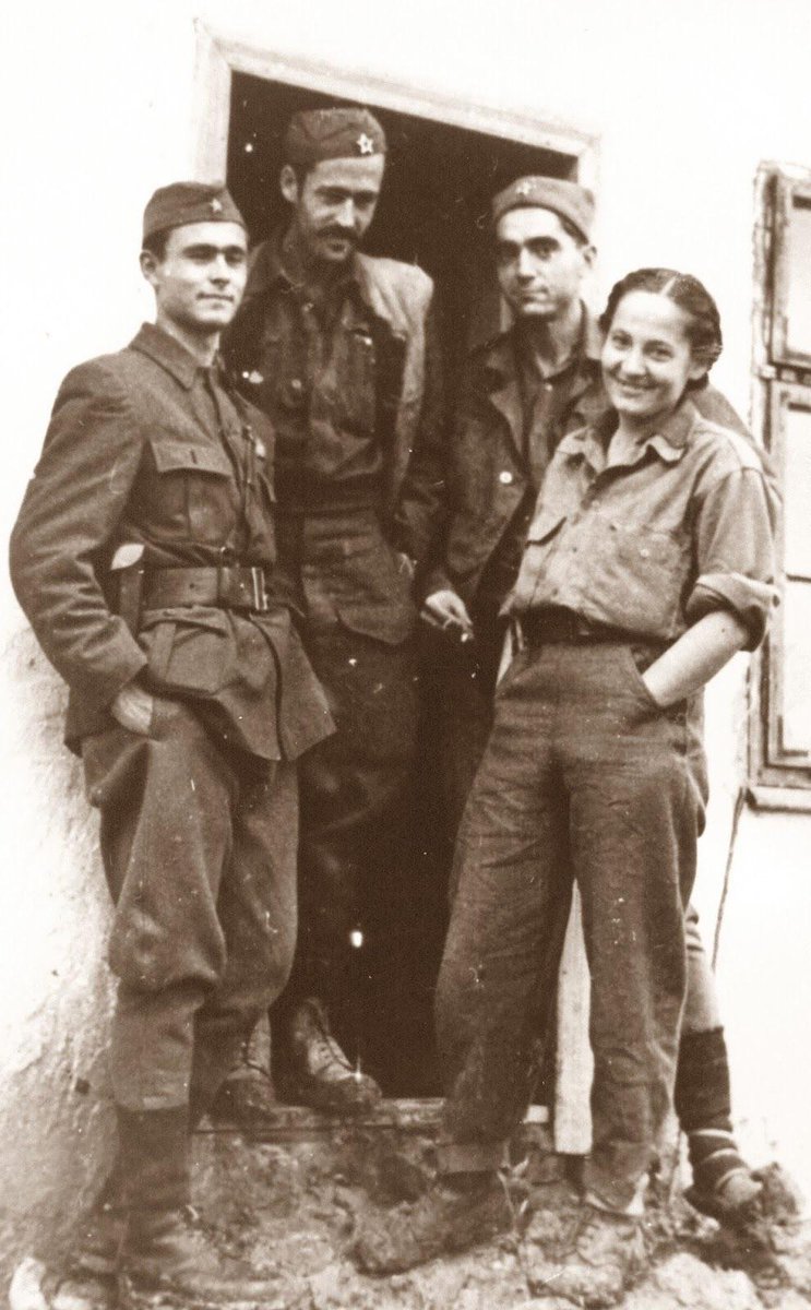 Roza Papo aka the "general with the braids", a doctor, Yugoslav Partisan, and the first female general in the Balkans.