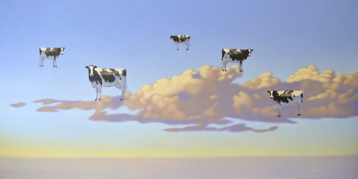 Cumulus Cows
#painting #cows #fineart #SURREALISM #surrealart #painter #ContemporaryArt #artist #surreal #Australian #art #myart #Artwork #clouds #dairy #artcollectors #exhibitions #galleryartist