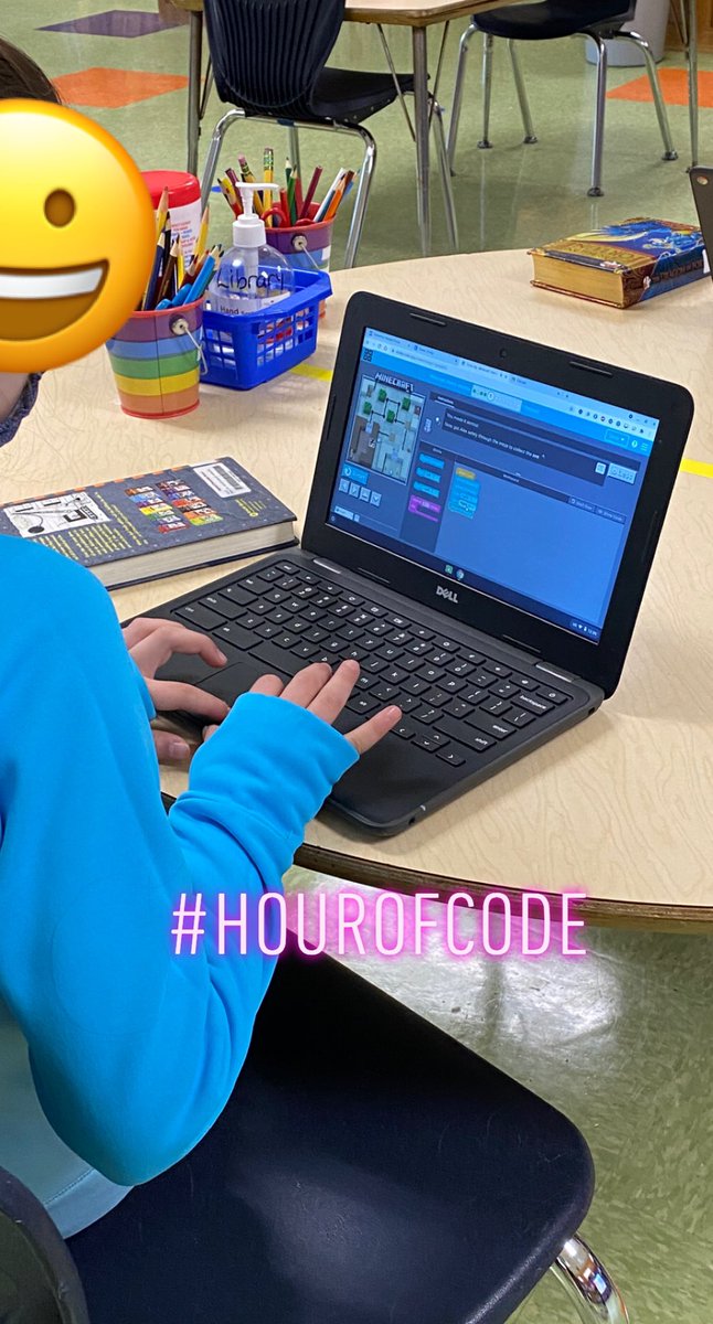 LibraryHighland's tweet photo. Students diving into Hour of Code for the fourth consecutive year. Growth is evident as computer science and problem solving skills soar. @HighlandCT @CheshirePublic @HanlonEducator #hourofcode #code #codeorg #STEM #elementarylibrary #elementarylibraryfun https://t.co/Q1TWPGcx0y